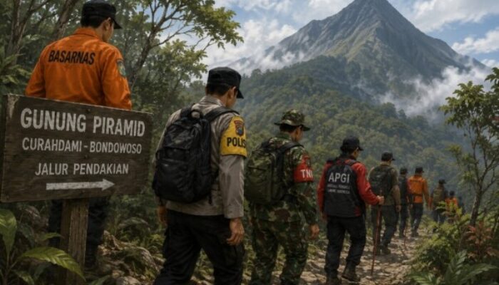 Dua Pendaki Hilang Kontak di Gunung Piramid Bondowoso, Tim Gabungan Menyisir Jalur